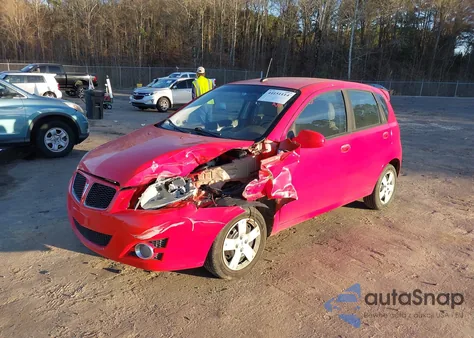 2009 Pontiac G3 z USA, uszkodzony, nr VIN KL2TD66EX9B646089